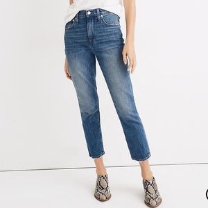 NWT Madewell the High-Rise Slim BoyJean